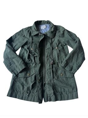 LOFT Olive Green Utility Anorak Jacket